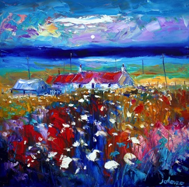 Misty eveninglight Isle of Islay 24x24 Misty eveninglight Isle of Islay 24x24